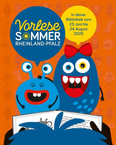 Plakat für Vorlesesommer Rheinland-Pfalz
