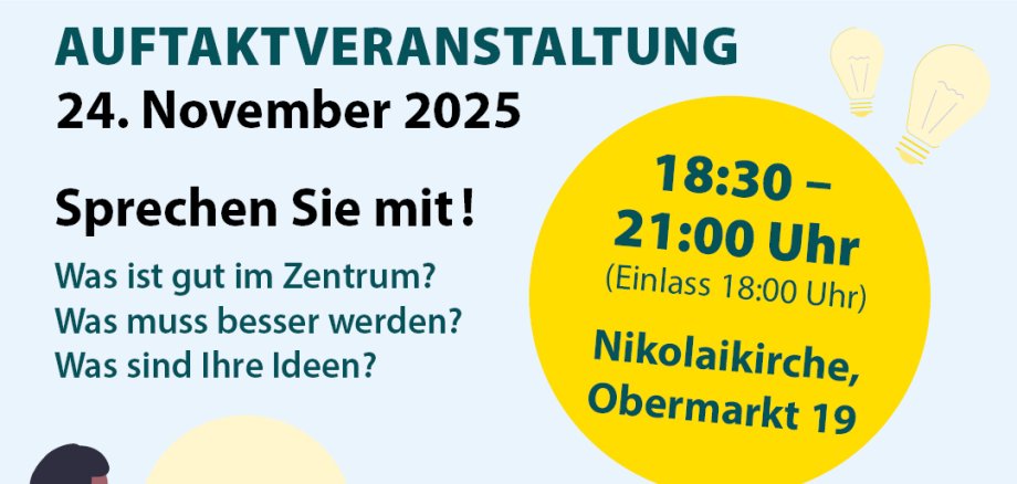 Flyer für die Auftaktveranstaltung