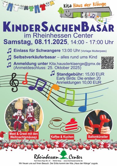 Flyer für den Kindersachenbasar