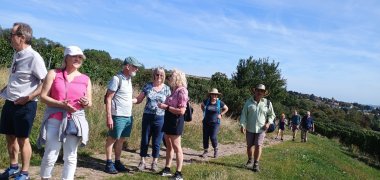 Gäste aus Harpenden zu Besuch in Alzey Wandern