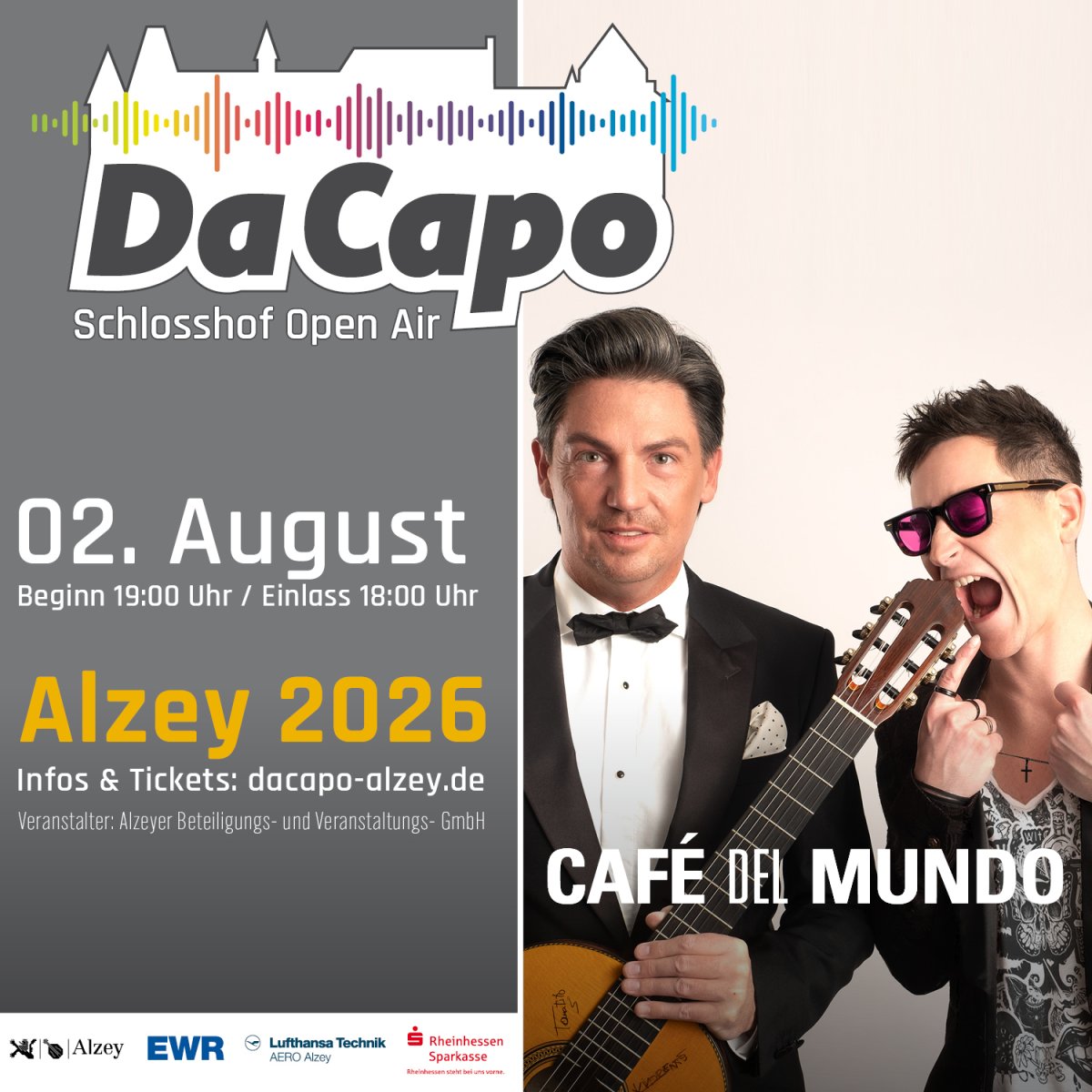 Flyer DA CAPO 2026 Café del Mundo