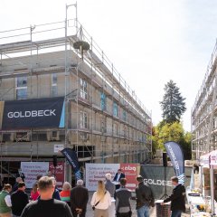 Richtfest an der Alten Stadtgärtnerei: ABG-Wohnbauoffensive