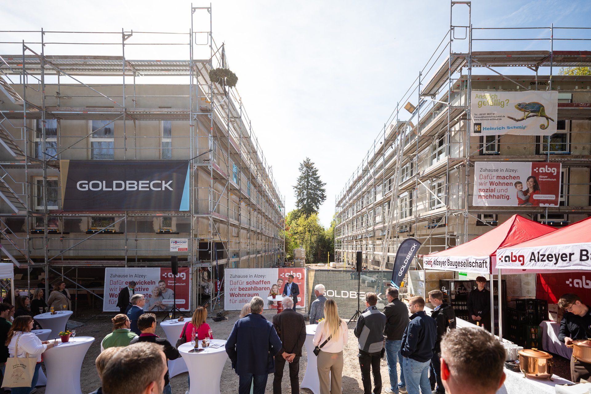 Richtfest an der Alten Stadtgärtnerei: ABG-Wohnbauoffensive