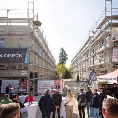 Richtfest an der Alten Stadtgärtnerei: ABG-Wohnbauoffensive