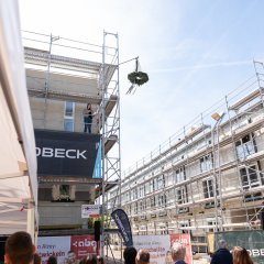 Richtfest an der Alten Stadtgärtnerei: ABG-Wohnbauoffensive