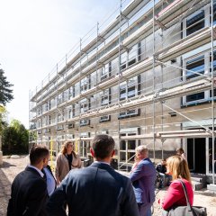 Richtfest an der Alten Stadtgärtnerei: ABG-Wohnbauoffensive