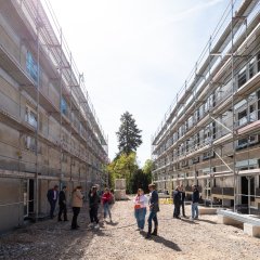 Richtfest an der Alten Stadtgärtnerei: ABG-Wohnbauoffensive
