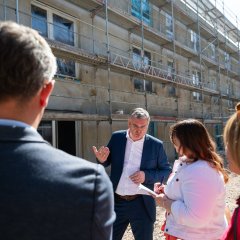 Richtfest an der Alten Stadtgärtnerei: ABG-Wohnbauoffensive