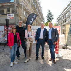 Richtfest an der Alten Stadtgärtnerei: ABG-Wohnbauoffensive