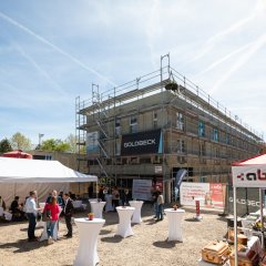 Richtfest an der Alten Stadtgärtnerei: ABG-Wohnbauoffensive
