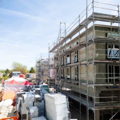 Richtfest an der Alten Stadtgärtnerei: ABG-Wohnbauoffensive