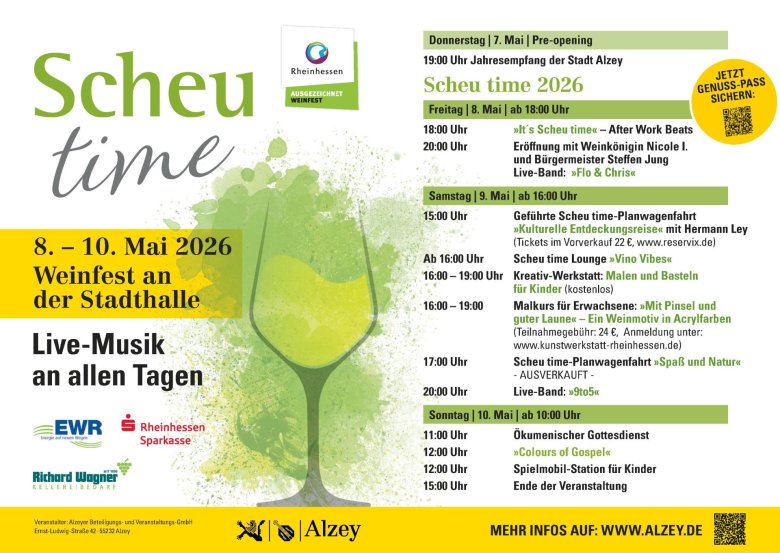 Werbeflyer Scheu Time