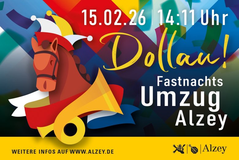 Werbung: Flyer "Dollan" Fastnachtsumzug Alzey 15.02.2026, 14:11 Uhr