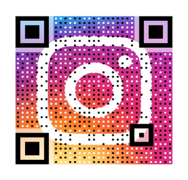 QR Code für den Instagram Kanal der Auzubildenden der Stadt Alzey