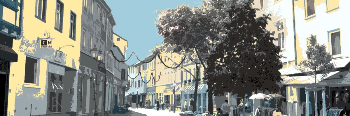 Die Spiessgasse als Grafik.