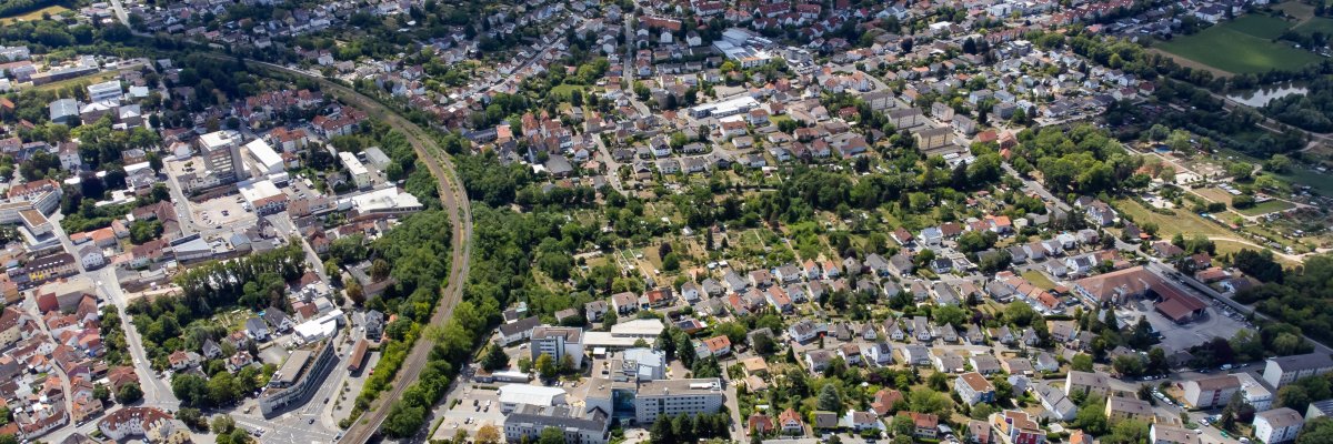 Alzey aus der Vogelperspektive