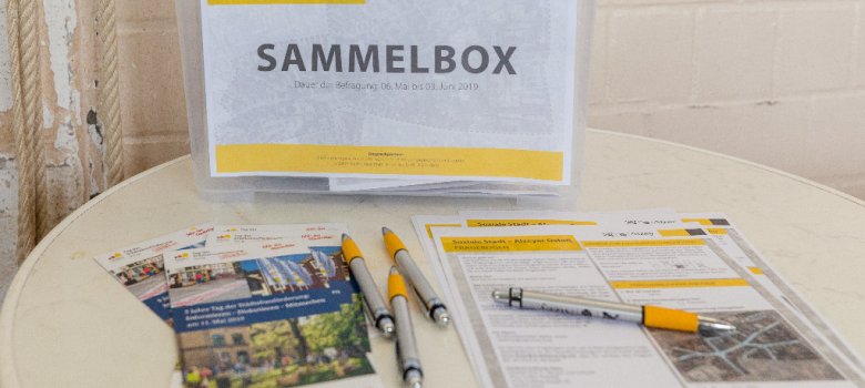 Sammelbox zur Befragung