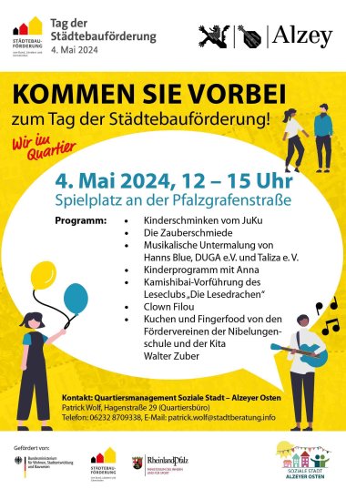 Plakat zum Tag der Stätdtebauförderung